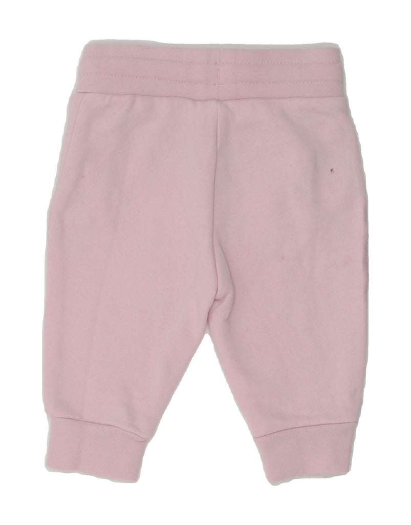 ADIDAS Baby Girls Joggers Tracksuit Trousers 3-6 Months Pink Cotton | Vintage Adidas | Thrift | Second-Hand Adidas | Used Clothing | Messina Hembry 