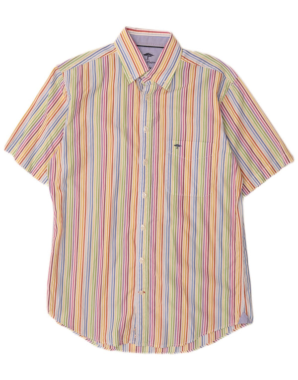 Fynch Hatton Mens Shirt Size 39/40 Medium Multicoloured Striped