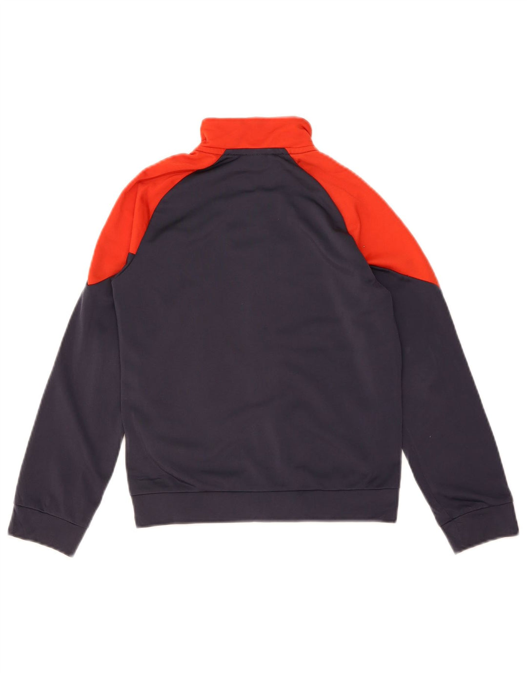 Puma Boys Graphic Tracksuit Top Jacket 9-10 Years Navy Blue Colourblock