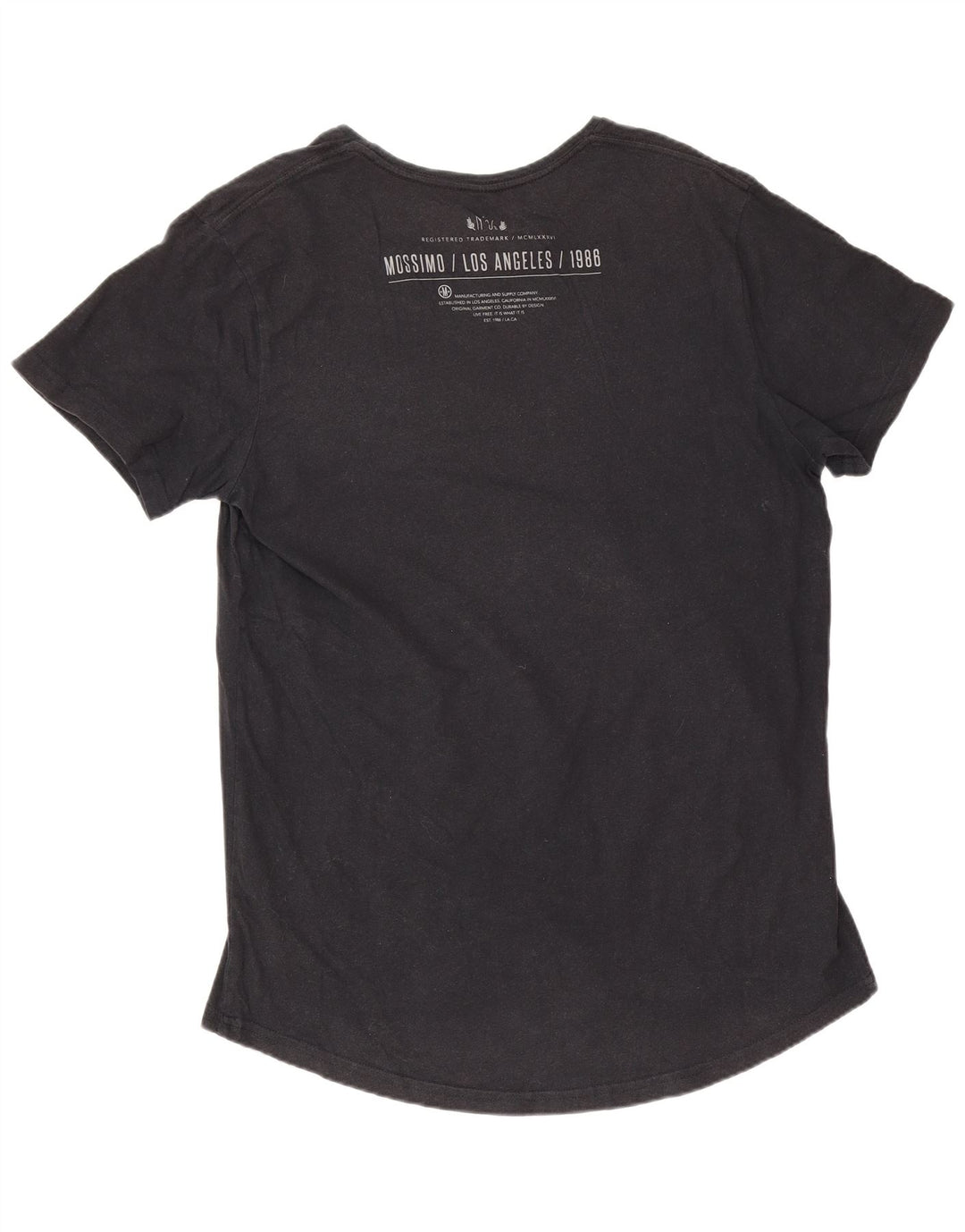 Mossimo Mens Los Angeles Graphic T-Shirt Top Medium Black Cotton