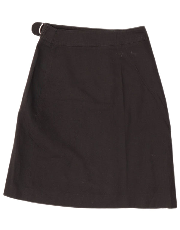 Trevira Womens Wrap Skirt W32 Large Black Polyester
