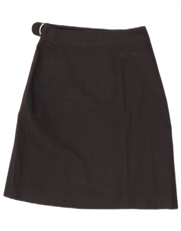 Trevira Womens Wrap Skirt W32 Large Black Polyester