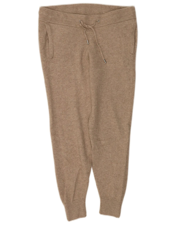 Reiss Womens Tracksuit Trousers Joggers UK 12 Medium Grey Wool