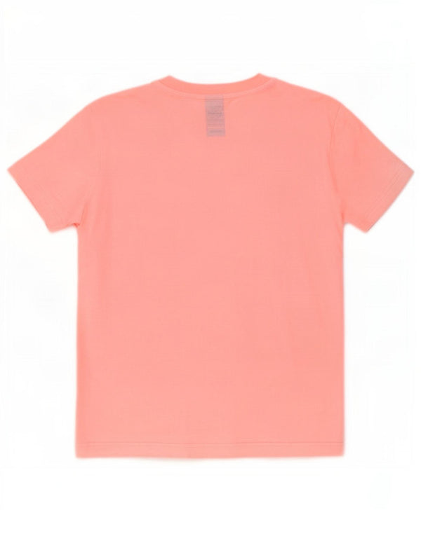 Adidas Womens Graphic T-Shirt Top UK 16/18 Large Pink Cotton