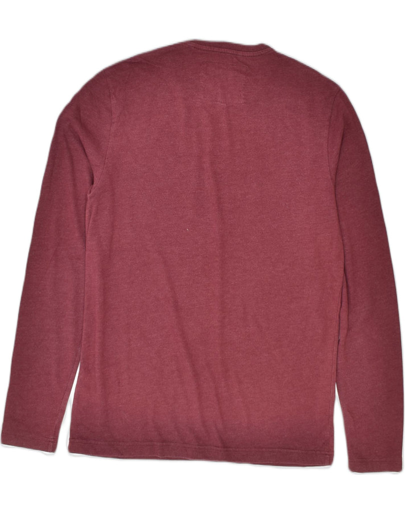 JACK WILLS Mens Top Long Sleeve Small Maroon Cotton | Vintage | Thrift | Second-Hand | Used Clothing | Messina Hembry 