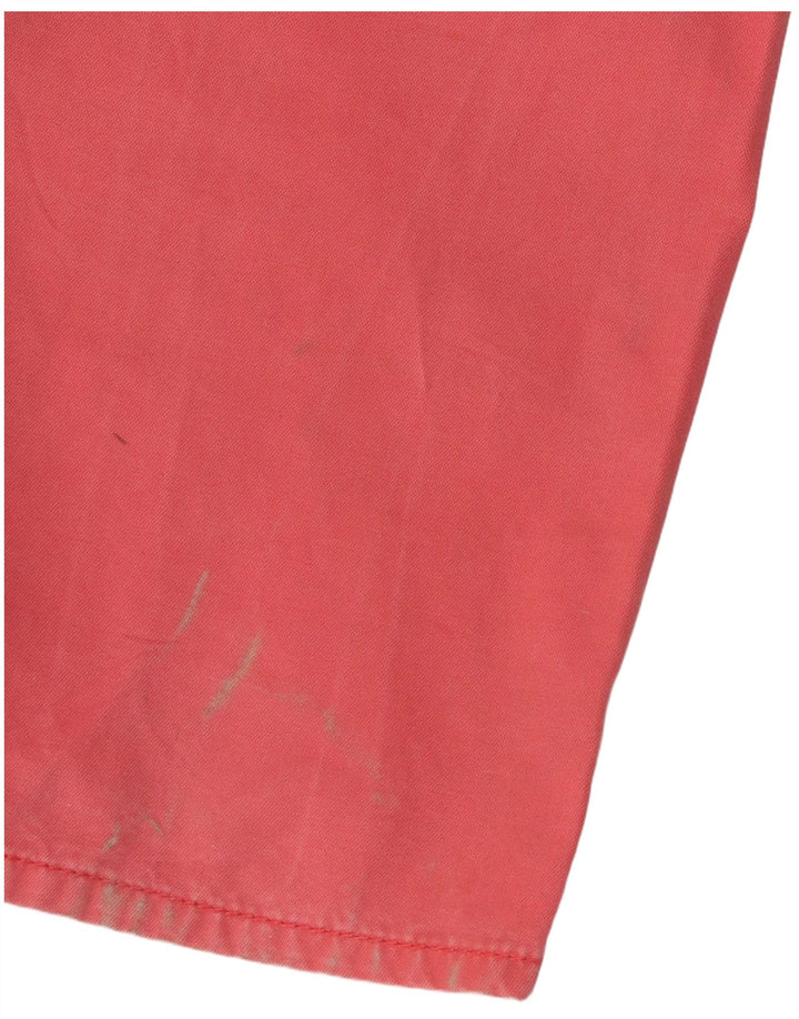 POLO RALPH LAUREN Mens Slim Chino Trousers W34 L34 Red Cotton