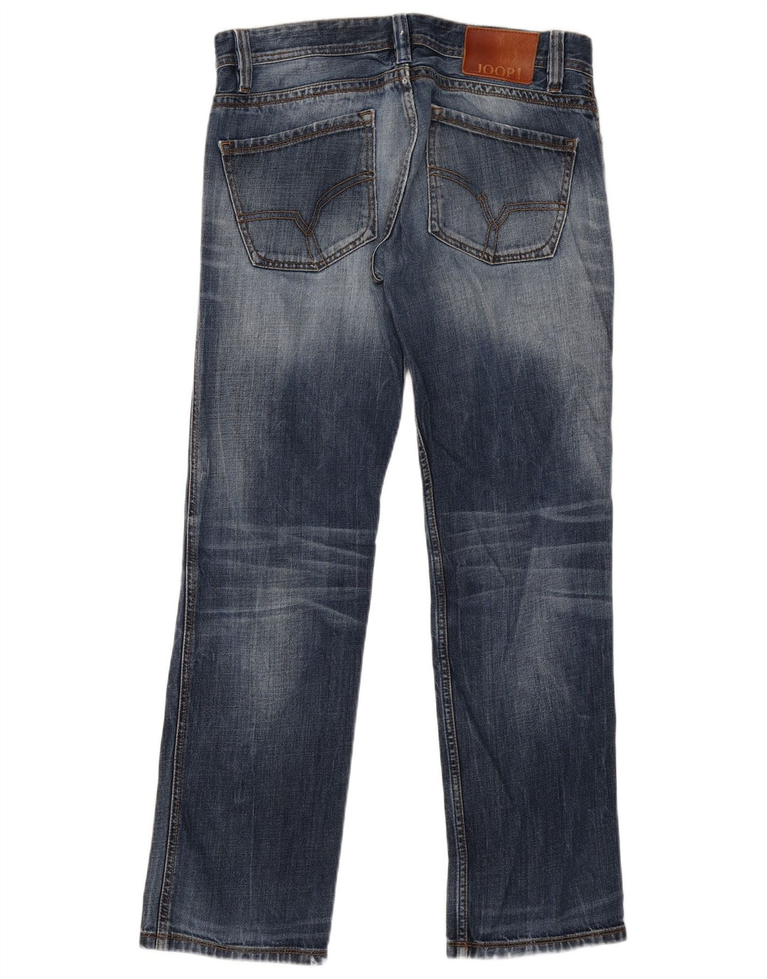 Joop Mens Straight Jeans W34 L32 Blue