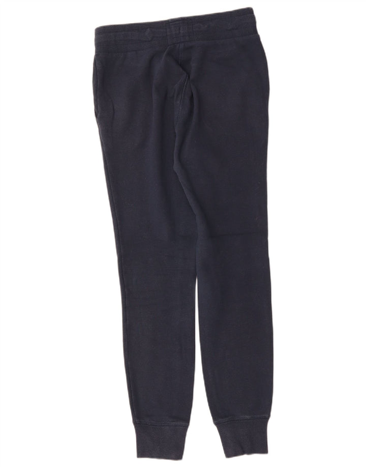 JACK WILLS Womens Graphic Tracksuit Trousers Joggers UK 8 Small Navy Blue