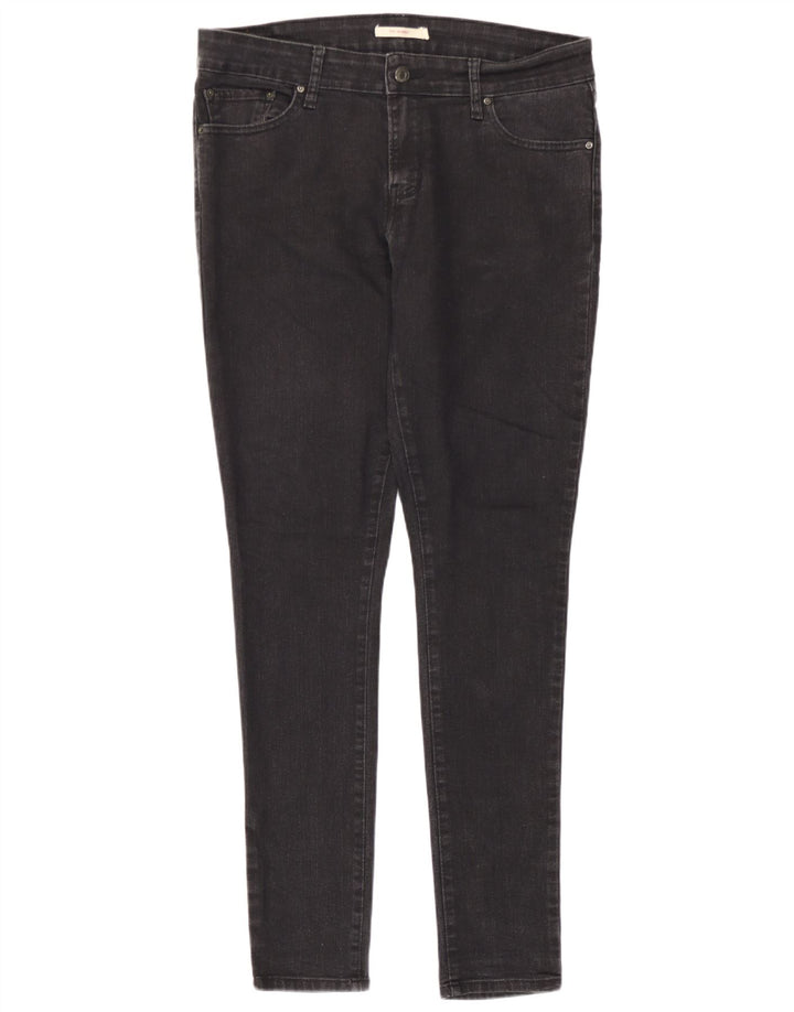 Levi's Womens 711 Skinny Jeans W31 L31 Black
