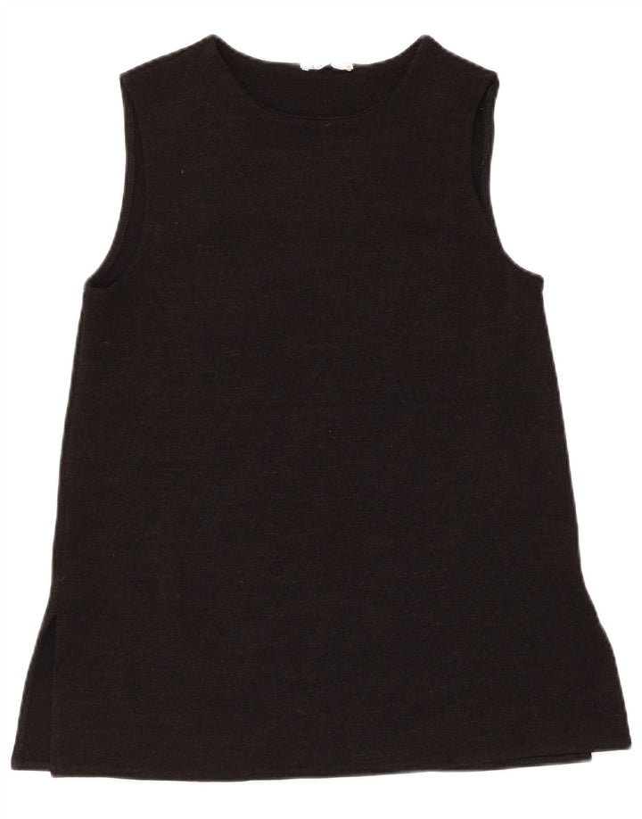 Zara Womens Vest Top UK 10 Small Black