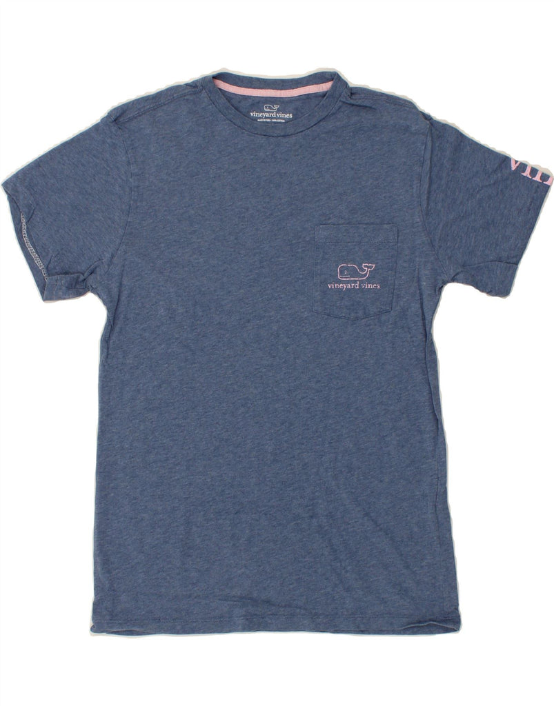 VINEYARD VINES Mens Graphic T-Shirt Top XS Blue Cotton Vintage Vineyard Vines and Second-Hand Vineyard Vines from Messina Hembry 