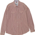 CARRERA Mens Slim Fit Shirt 2XL Red Striped Cotton Vintage Carrera and Second-Hand Carrera from Messina Hembry 
