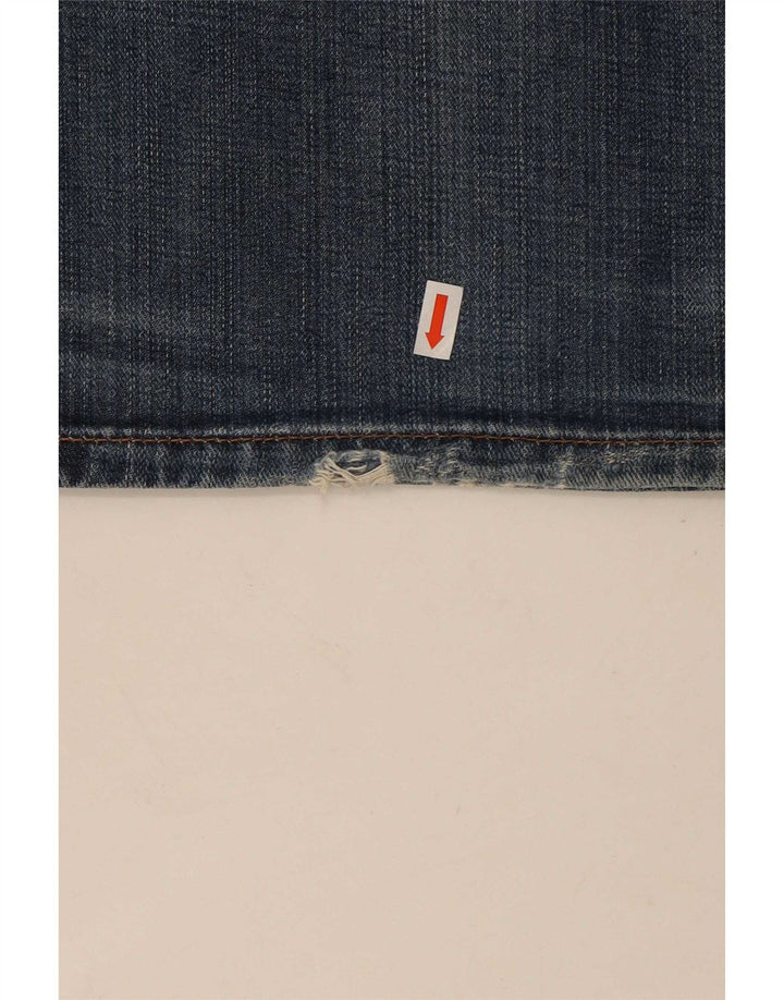 Tommy Hilfiger Mens Bootcut Jeans W38 L34 Navy Blue Cotton