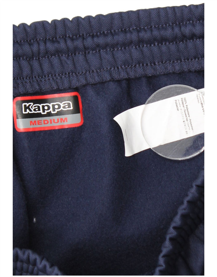 Kappa Mens Bermuda Sport Shorts Medium Navy Blue Polyester