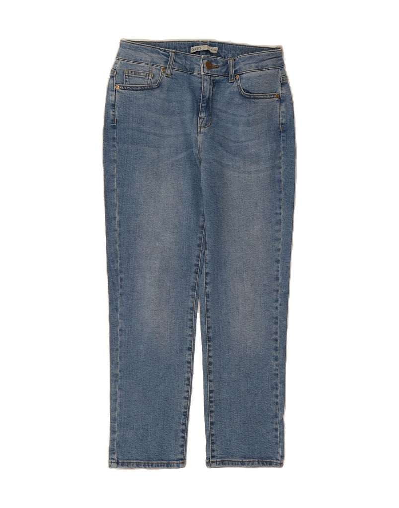 OASIS Womens Straight Jeans UK 10 Small W30 L26 Blue Cotton Vintage Oasis and Second-Hand Oasis from Messina Hembry 
