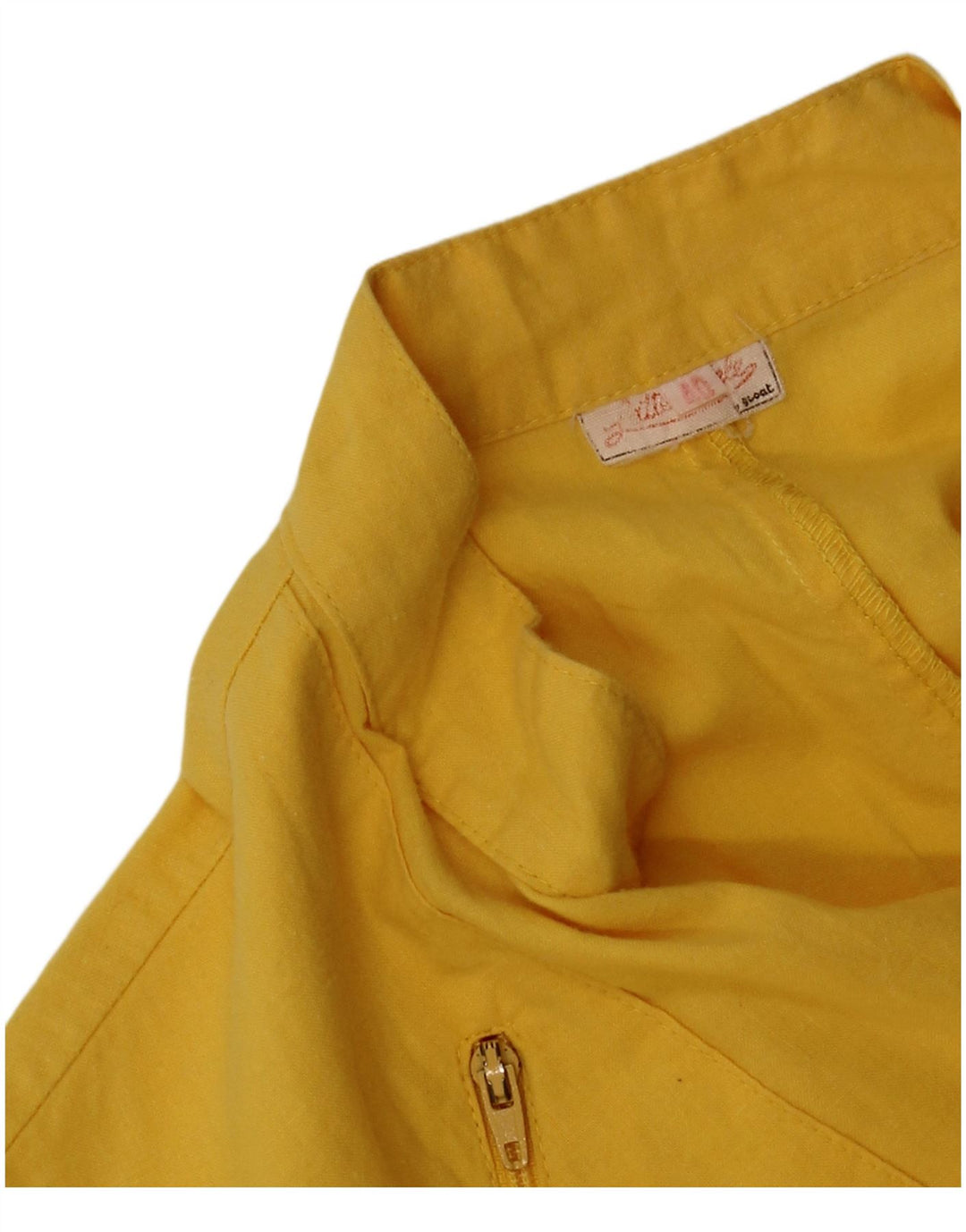 Vintage Womens Sleeveless Jumpsuit IT 40 Small Yellow