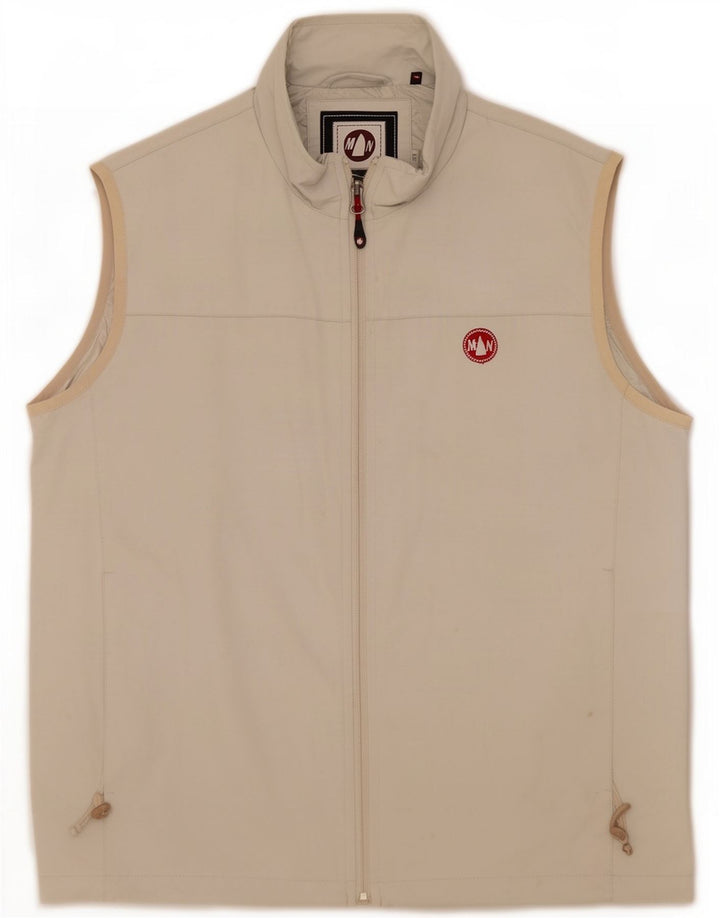 Murphy & Nye Mens Gilet UK 40 Large White Polyamide