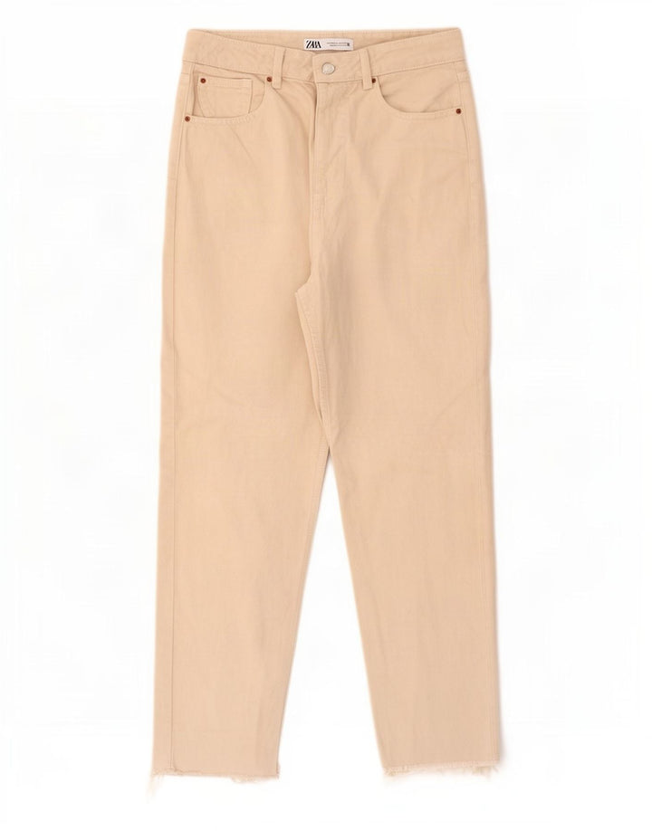 Zara Womens Tapered Jeans EU 40 Medium W30 L27 Beige