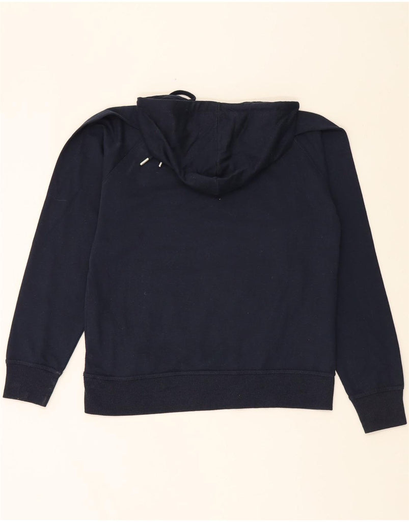 AVIREX Mens Graphic Hoodie Jumper Medium Navy Blue Cotton Vintage Avirex and Second-Hand Avirex from Messina Hembry 
