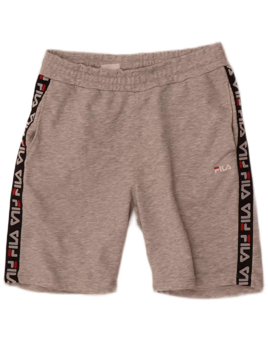 Fila Mens Graphic Sport Shorts Small  Grey Colourblock Polyester