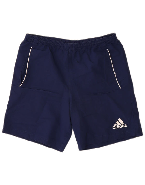Adidas Boys Sport Shorts 13-14 Years  Navy Blue Polyester