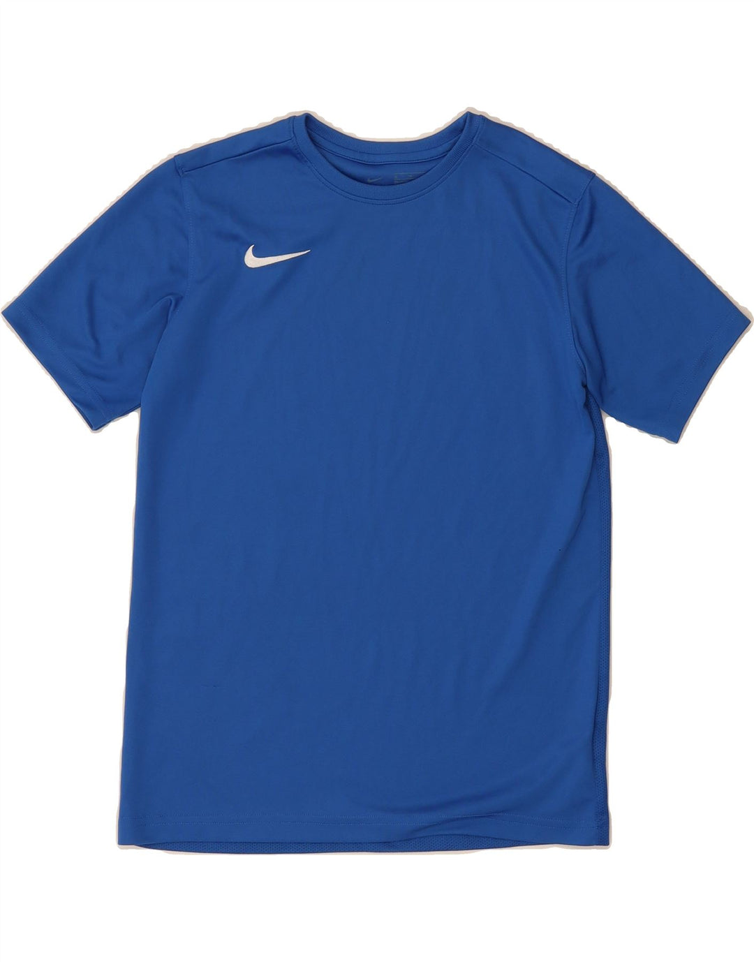 NIKE Boys Dri Fit T-Shirt Top 13-14 Years XL Blue Polyester Vintage Nike and Second-Hand Nike from Messina Hembry 
