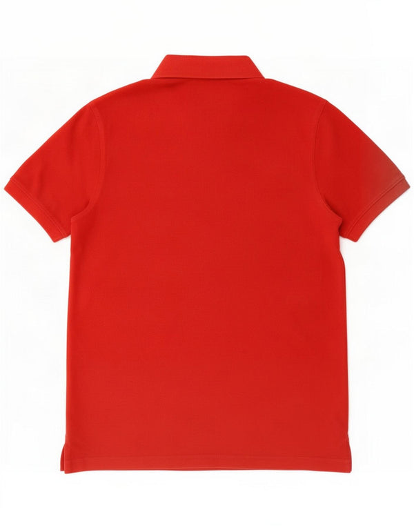 Crew Clothing Mens Polo Shirt Large Red Cotton