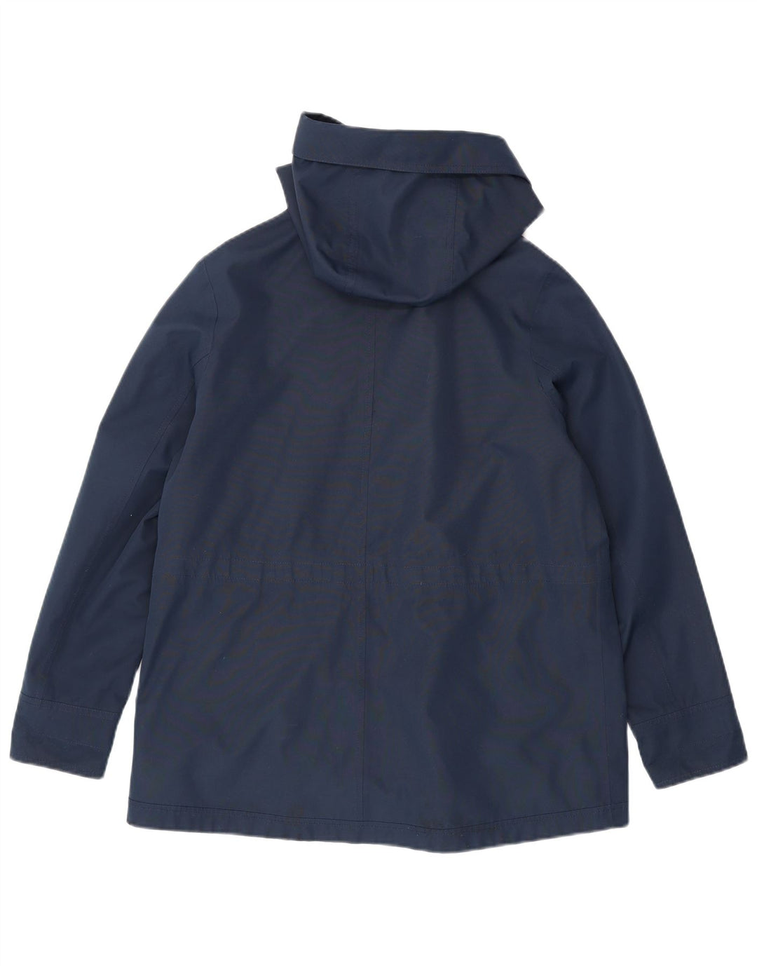 Barbour Womens Hooded Utility Jacket UK 14 Large Navy Blue