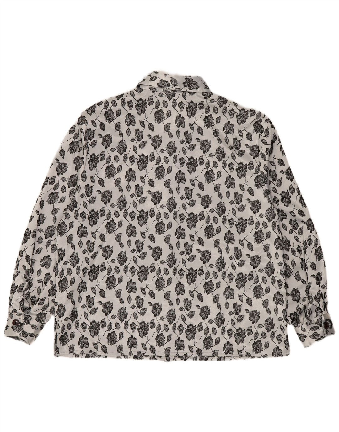 Your Sixth Sense Womens Shirt UK 14 Large White Floral Polyester