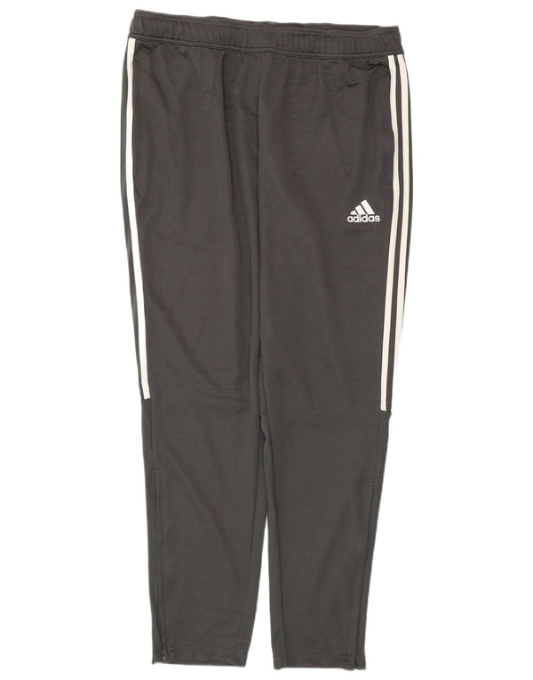 ADIDAS Mens Aeroready Tracksuit Trousers XL Grey Polyester