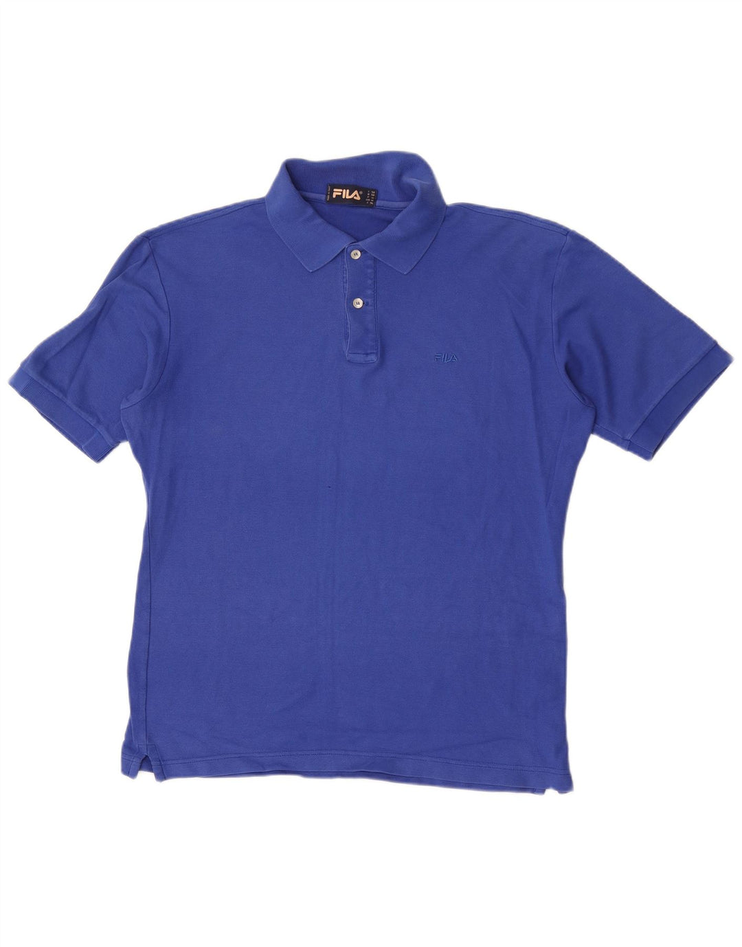Fila Mens Polo Shirt IT 50 Medium Blue