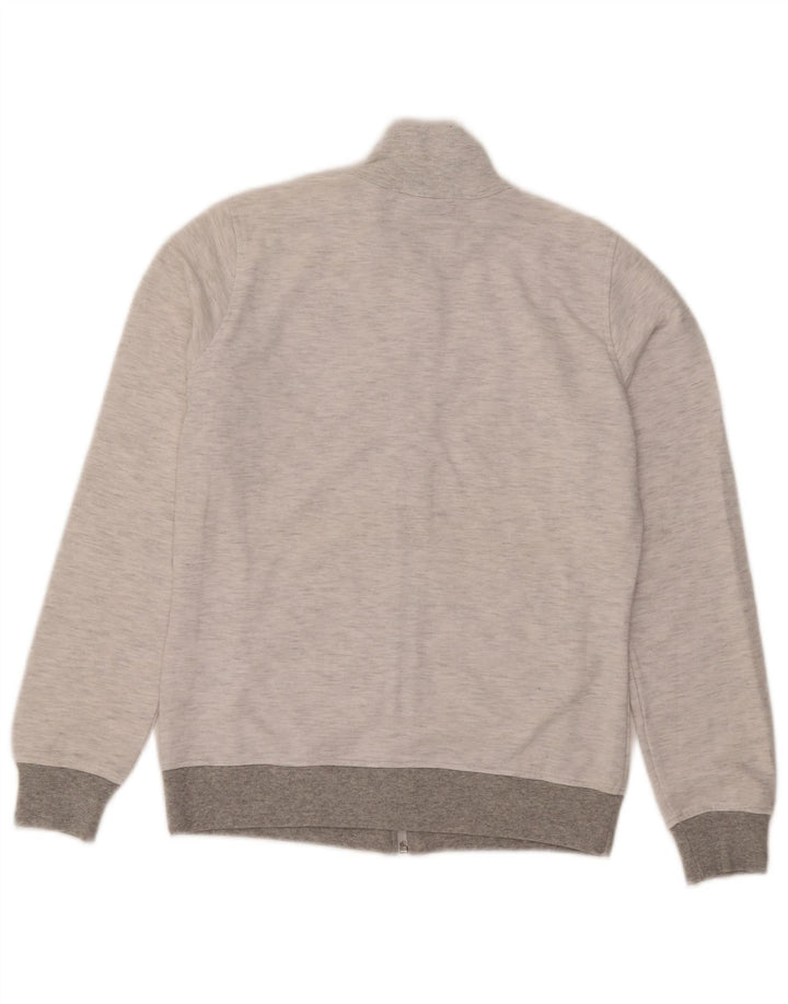 Champion Womens Heritage Fit Tracksuit Top Jacket UK 14 Medium Grey Flecked