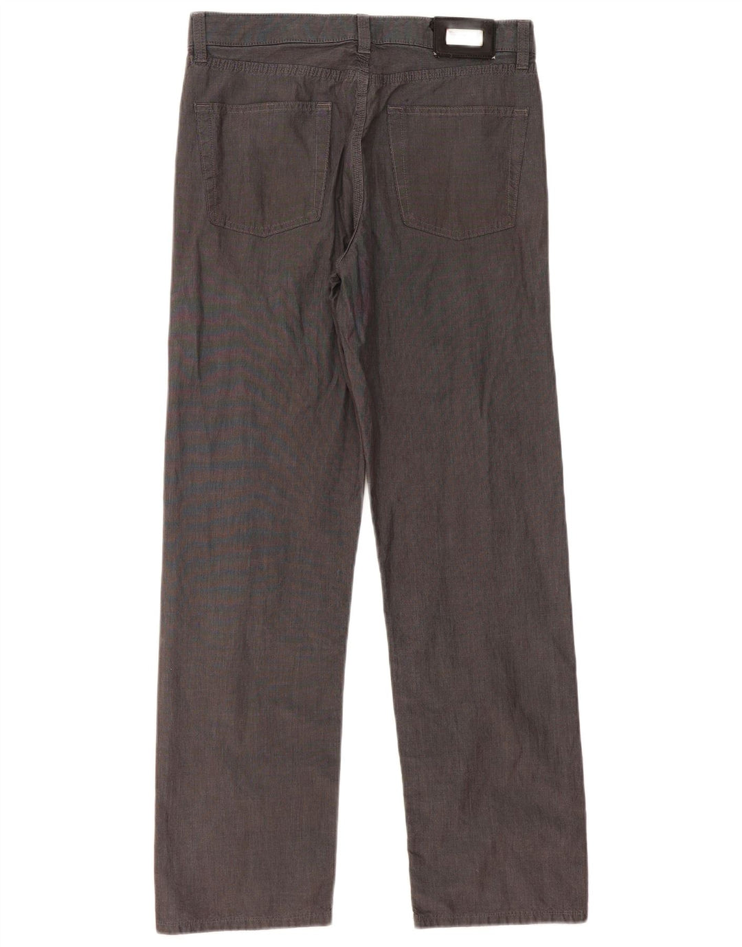Hugo Boss Mens Straight Casual Trousers W34 L32 Grey