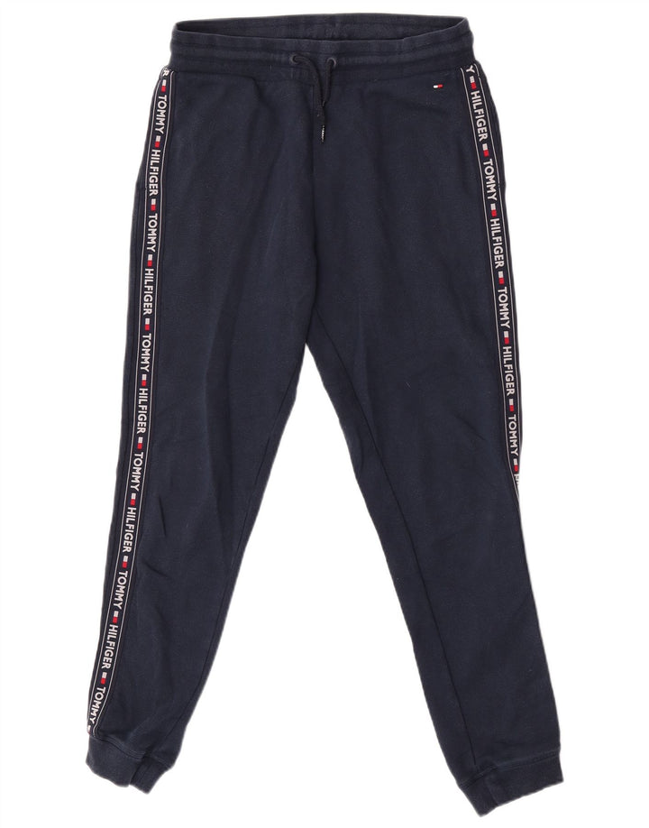 Tommy Hilfiger Mens Graphic Tracksuit Trousers Joggers Medium Navy Blue