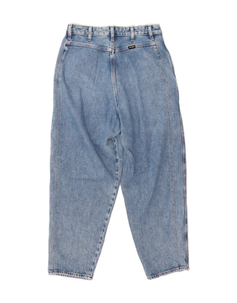 WRANGLER Womens High Waist Crop Tapered Jeans W28 L25 Blue Vintage Wrangler and Second-Hand Wrangler from Messina Hembry 