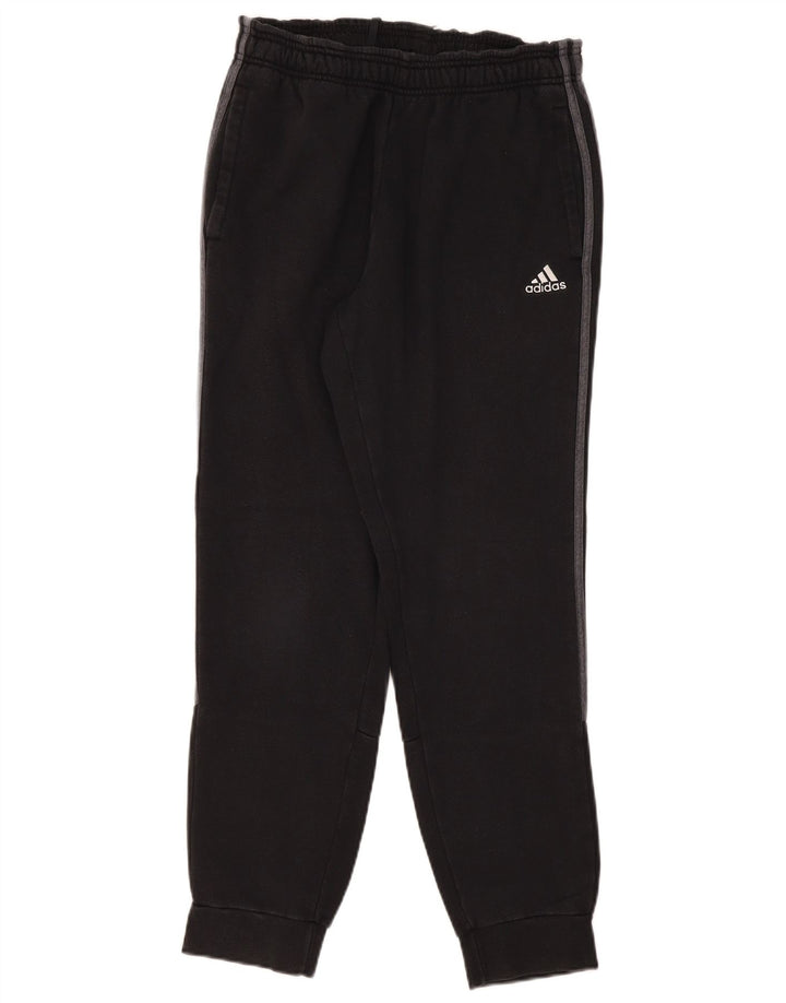 Adidas Mens Tracksuit Trousers Joggers Medium Black Cotton