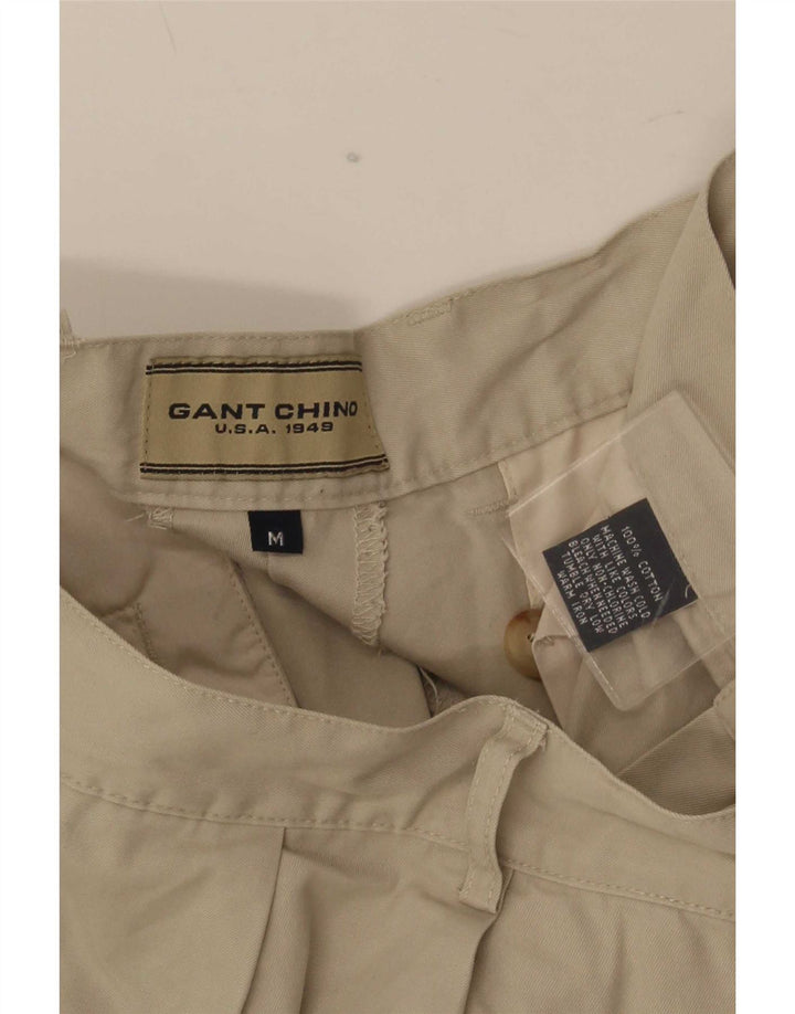 Gant Mens Pegged Chino Shorts Medium W32 Beige Cotton