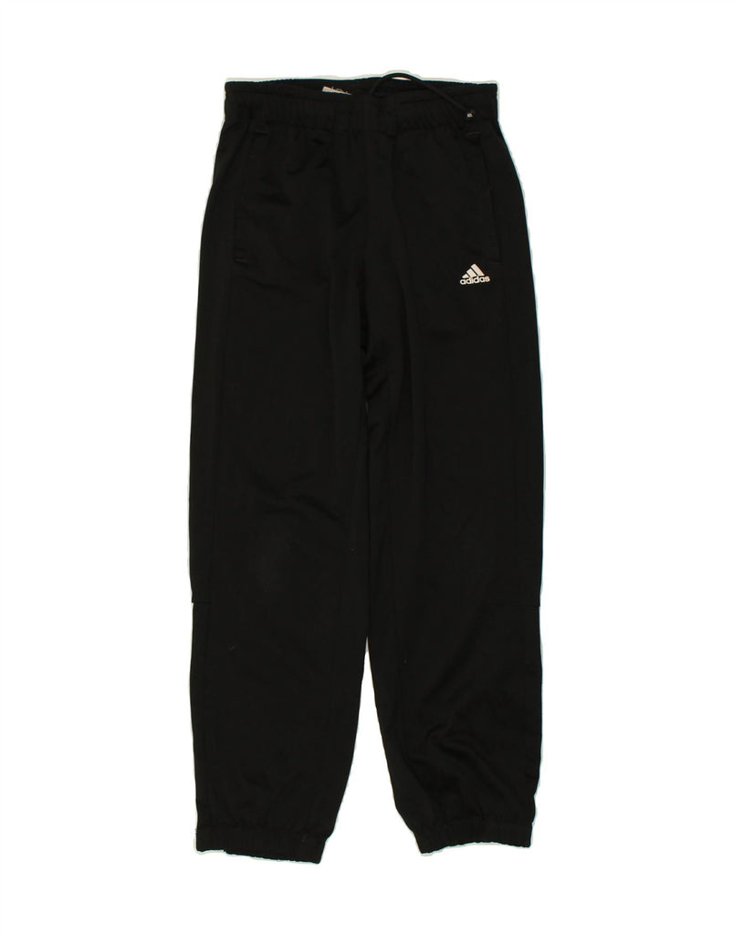 ADIDAS Boys Tracksuit Trousers Joggers 11-12 Years Black Polyester | Vintage Adidas | Thrift | Second-Hand Adidas | Used Clothing | Messina Hembry 