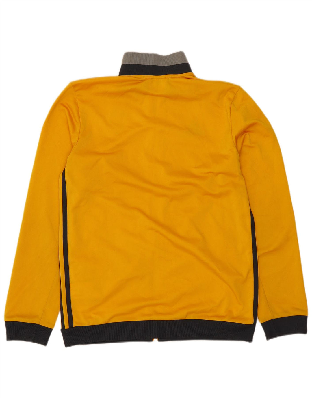 Adidas Boys Juventus Tracksuit Top Jacket 11-12 Years Yellow Polyester