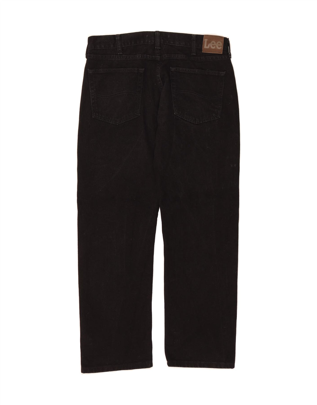 LEE Mens Straight Jeans W34 L30 Black Cotton Vintage Lee and Second-Hand Lee from Messina Hembry 