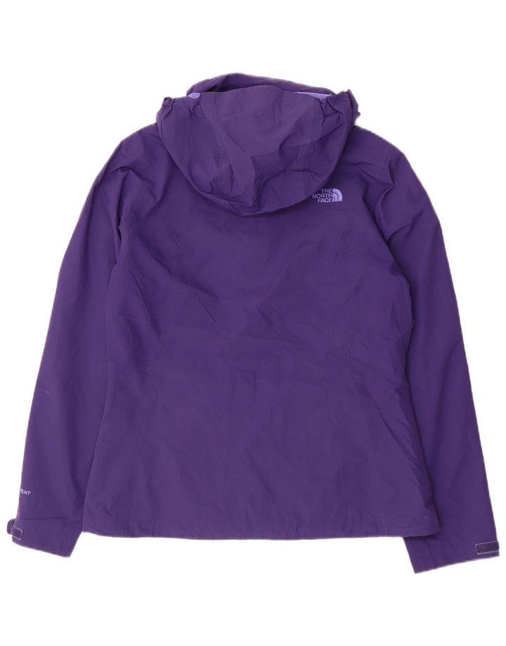 THE NORTH FACE Womens Hyvent Hooded Rain Jacket UK 14 Medium Purple Nylon