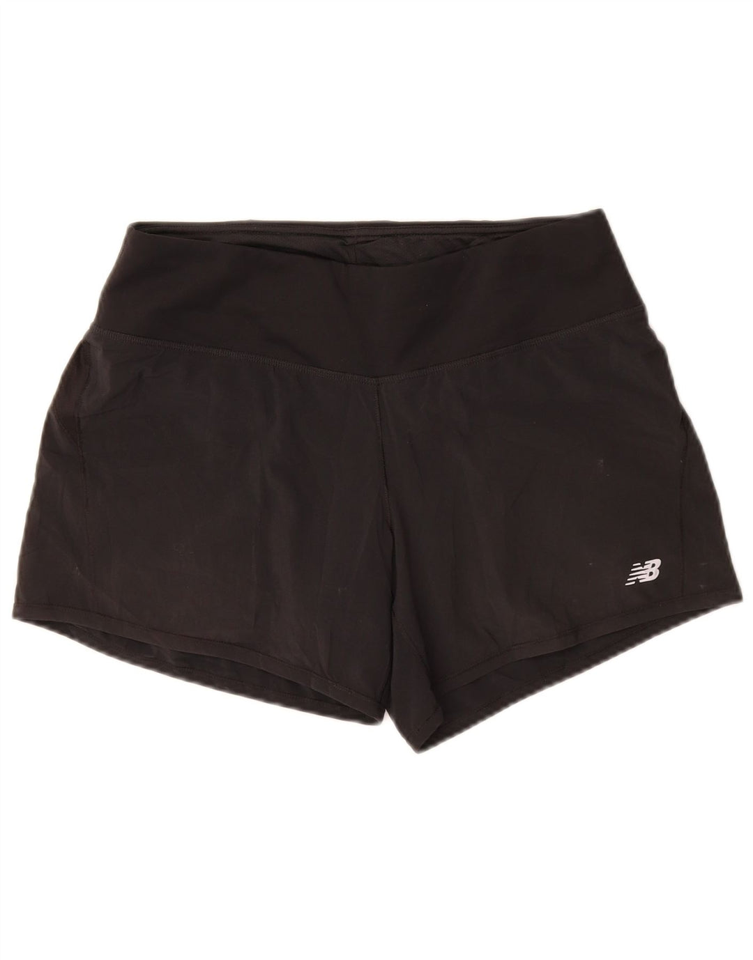 New Balance Womens Sport Shorts UK 12 Medium  Black Polyester