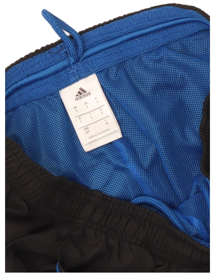 Adidas Mens Tracksuit Trousers Joggers Small  Black Polyester