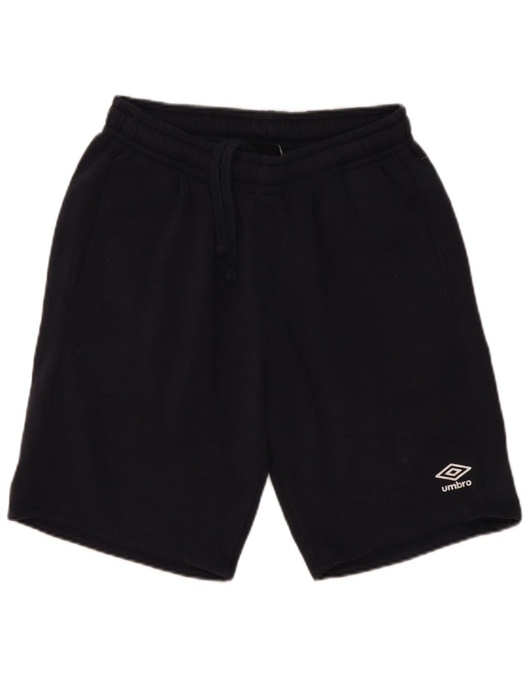 Umbro Mens Sport Shorts Medium  Navy Blue Cotton