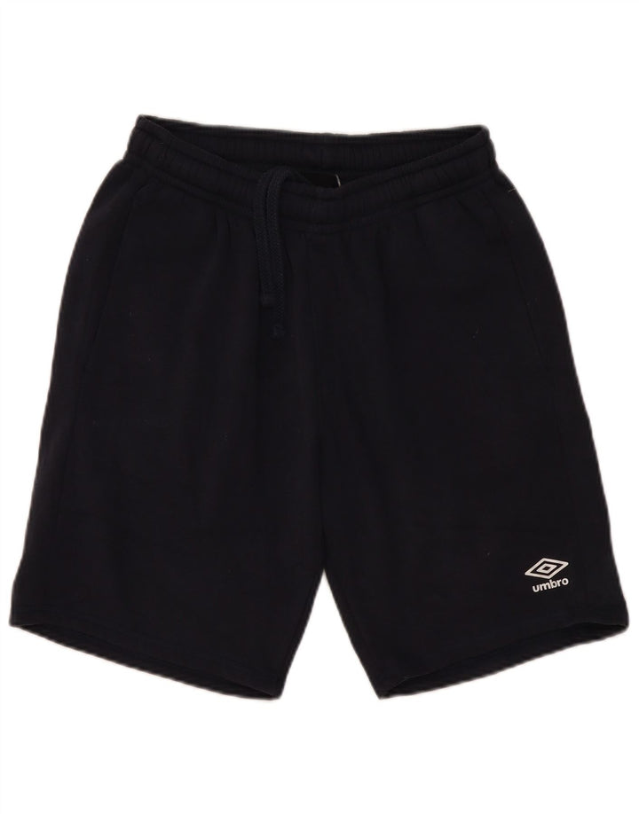 Umbro Mens Sport Shorts Medium  Navy Blue Cotton