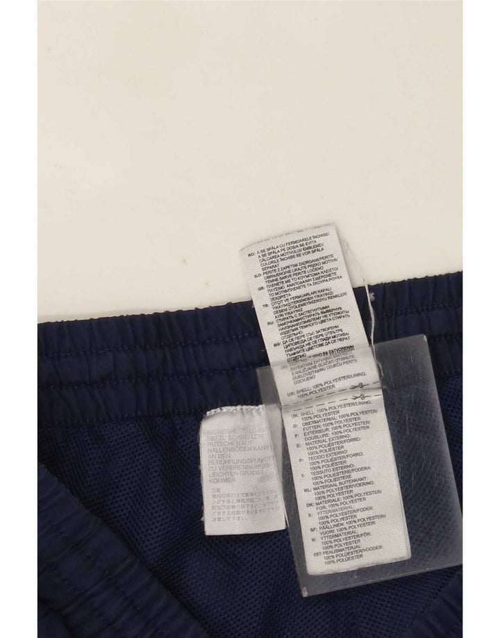 Adidas Mens Tracksuit Trousers Joggers Small  Navy Blue Polyester