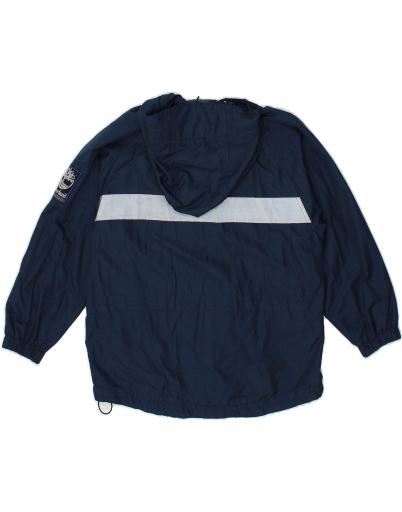 TIMBERLAND Boys Hooded Rain Jacket 9-10 Years Navy Blue Polyester | Vintage Timberland | Thrift | Second-Hand Timberland | Used Clothing | Messina Hembry 