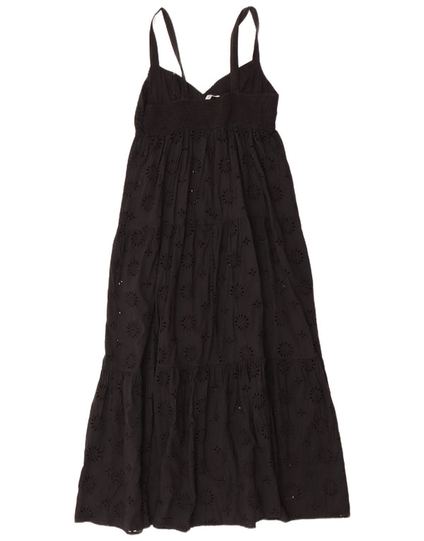 Zara Womens Sleeveless Maxi Dress UK 12 Medium Black