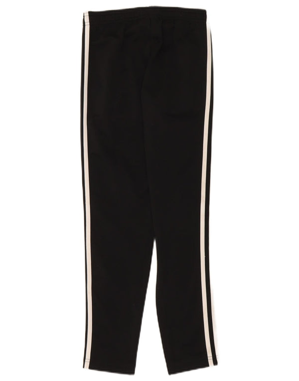 Adidas Boys Tracksuit Trousers 9-10 Years Black Polyester