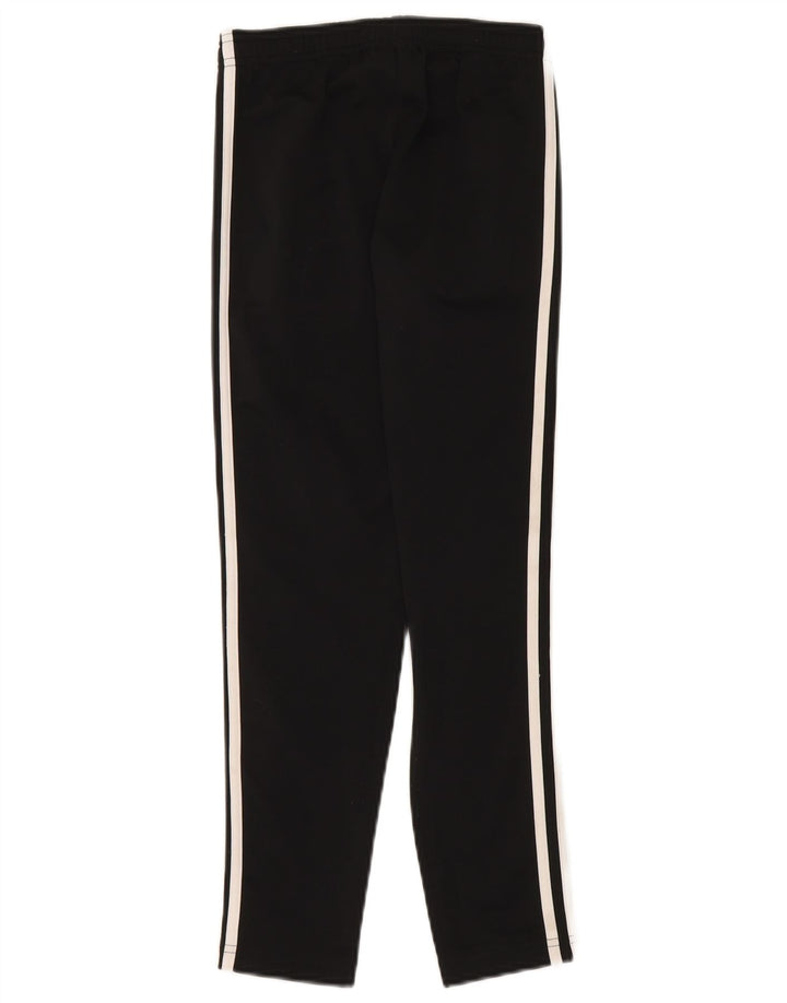 Adidas Boys Tracksuit Trousers 9-10 Years Black Polyester